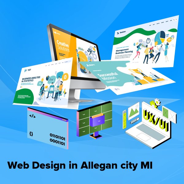 Web design in allegan city mi