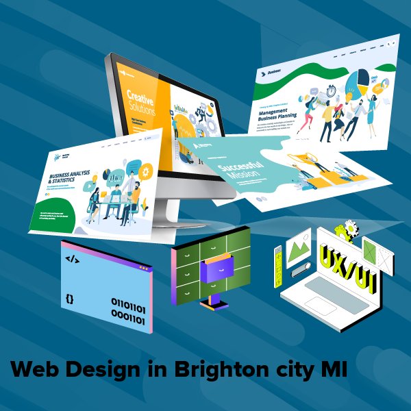 Web design in brighton city mi
