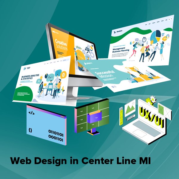 Web design in center line mi