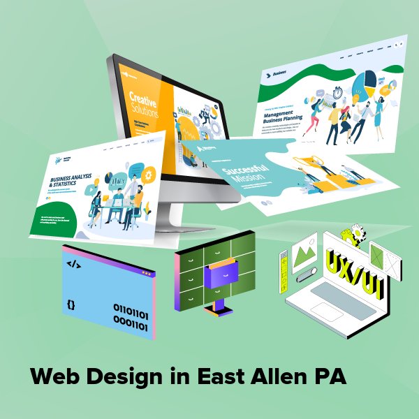 Web design in east allen pa