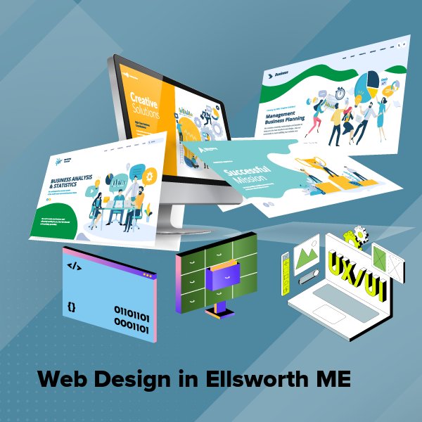 Web design in ellsworth me