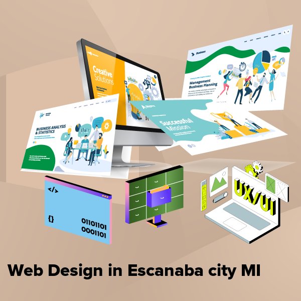 Web design in escanaba city mi