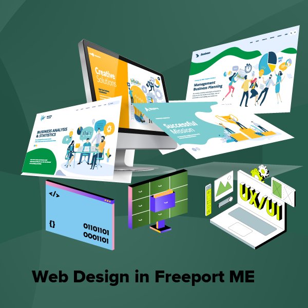 Web design in freeport me
