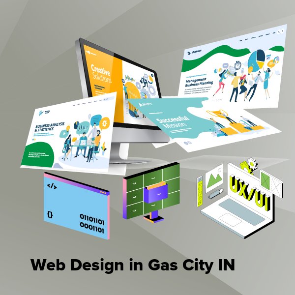 Web design in gas city in