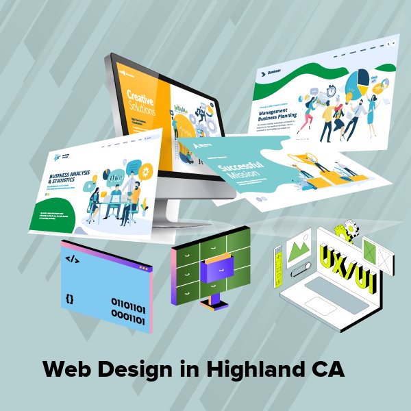 Web design in highland ca