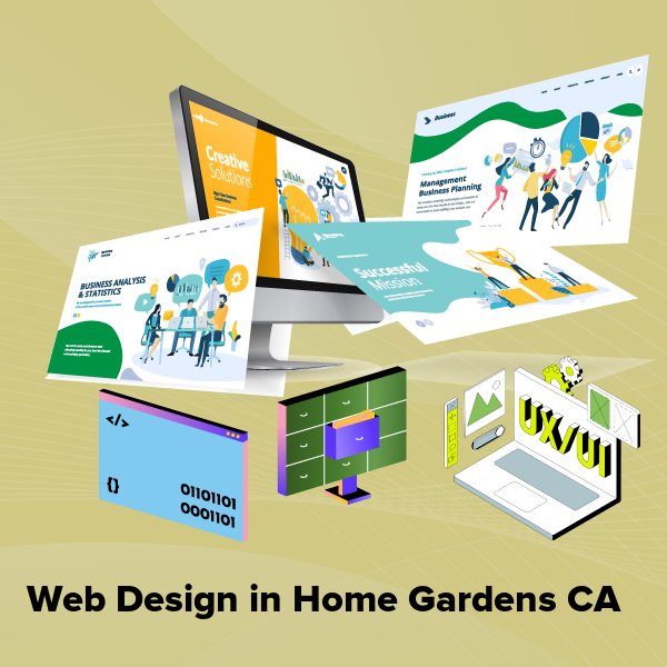 Web design in home gardens ca