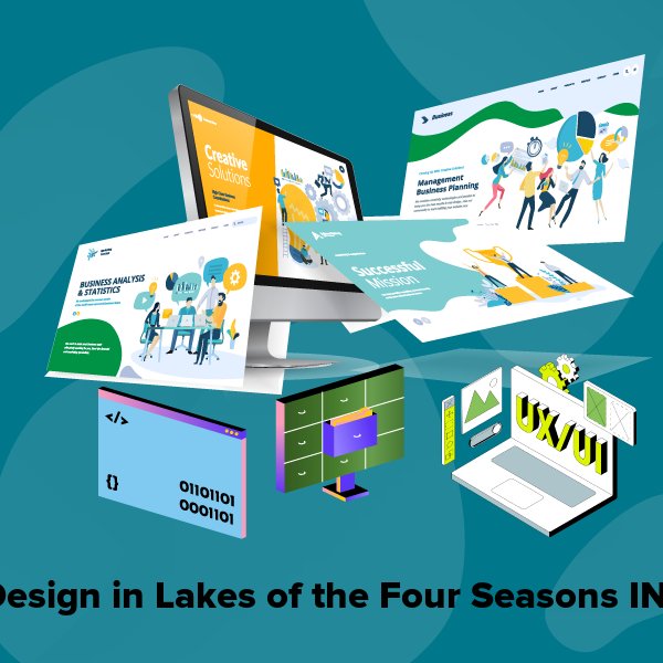 Web design in lakes of the four seasons in
