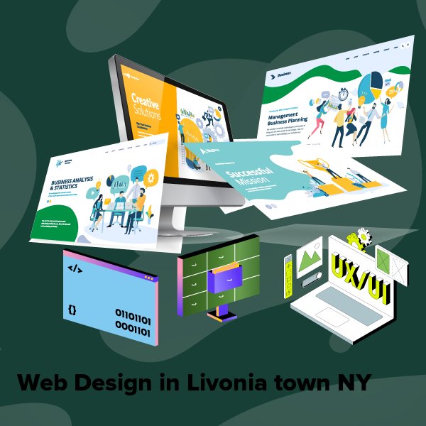 Web design in livonia town ny