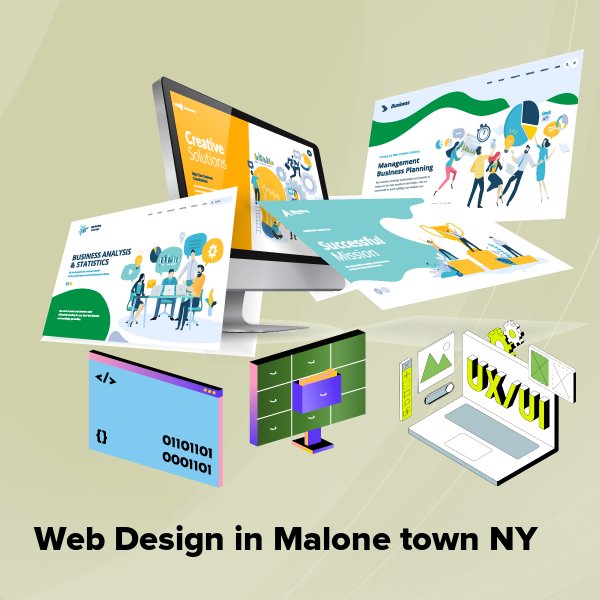 Web design in malone town ny