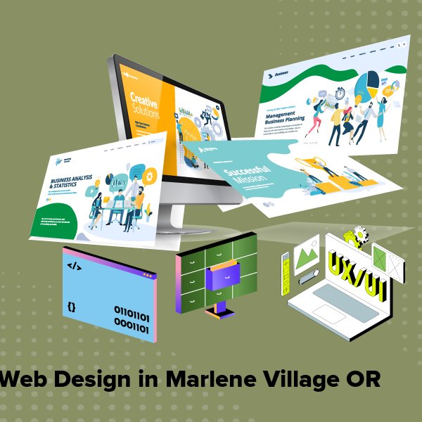 Web design in marlene village or