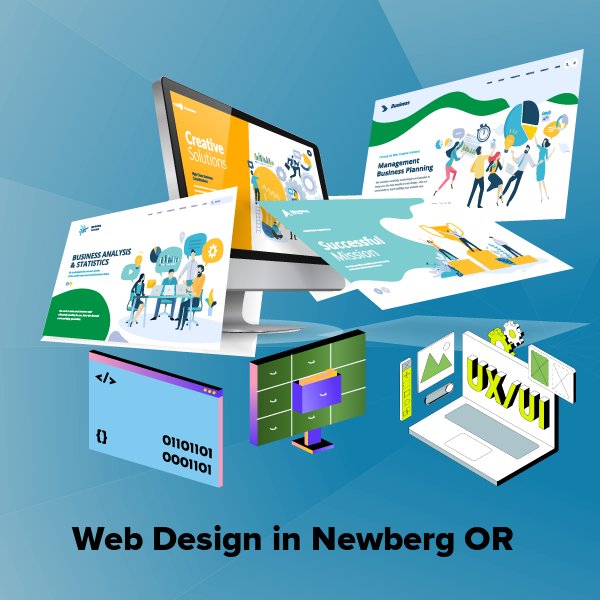 Web design in newberg or