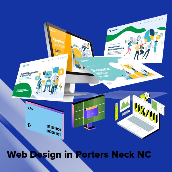 Web design in porters neck nc