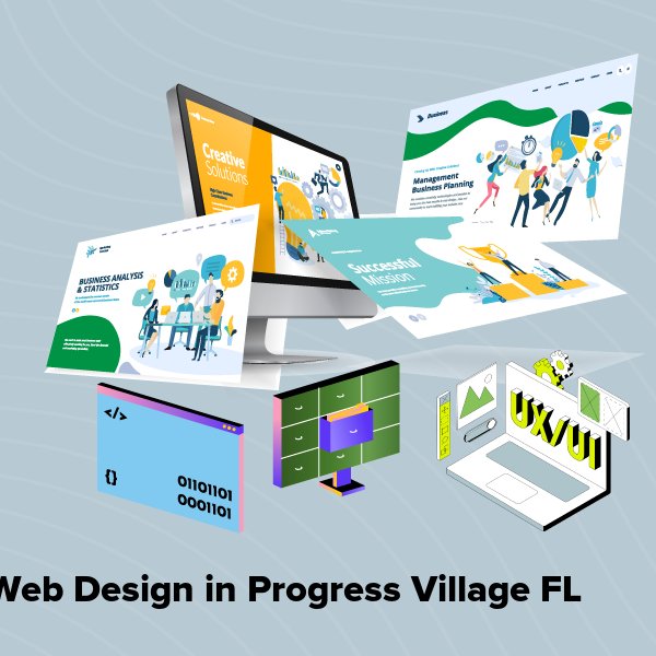 Web design in progress village fl