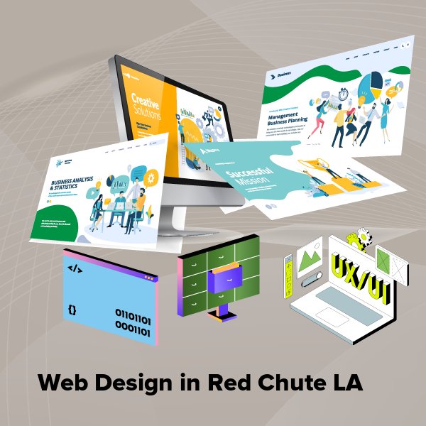 Web design in red chute la