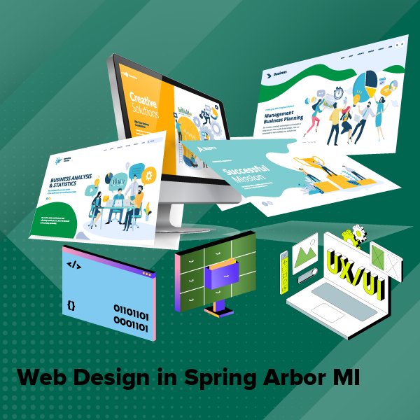 Web design in spring arbor mi