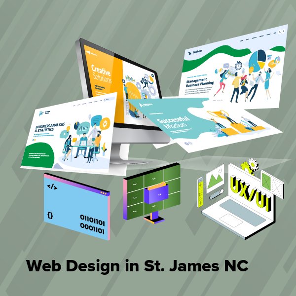 Web design in st. james nc