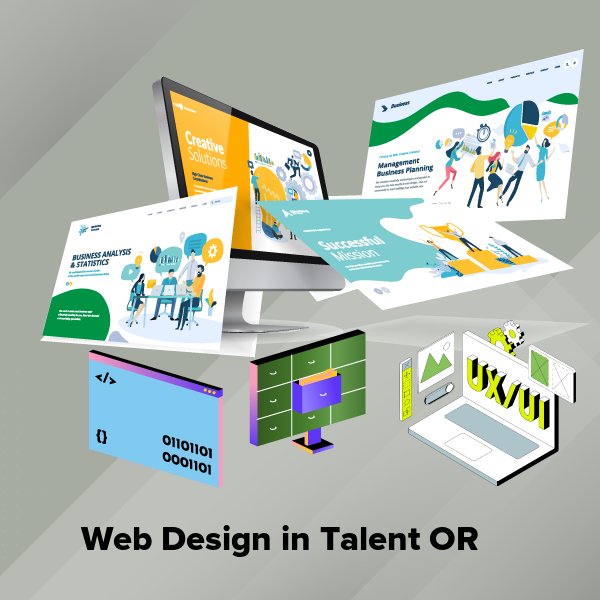 Web design in talent or