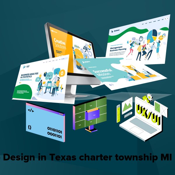 Web design in texas charter township mi