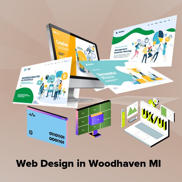 Web design in woodhaven mi