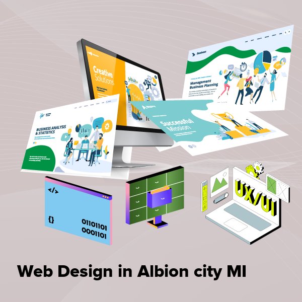 Web design in albion city mi