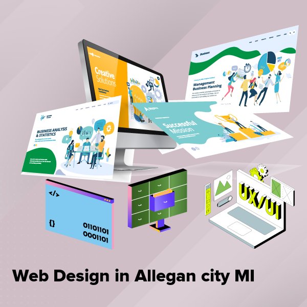 Web design in allegan city mi