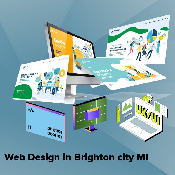 Web design in brighton city mi