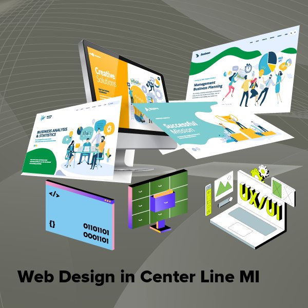 Web design in center line mi