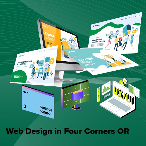 Web design in four corners or