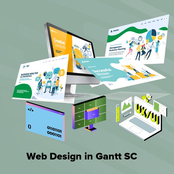 Web design in gantt sc
