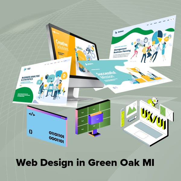 Web design in green oak mi