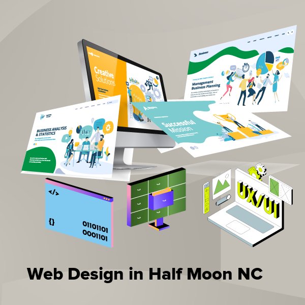 Web design in half moon nc