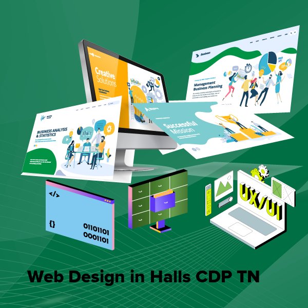 Web design in halls cdp tn