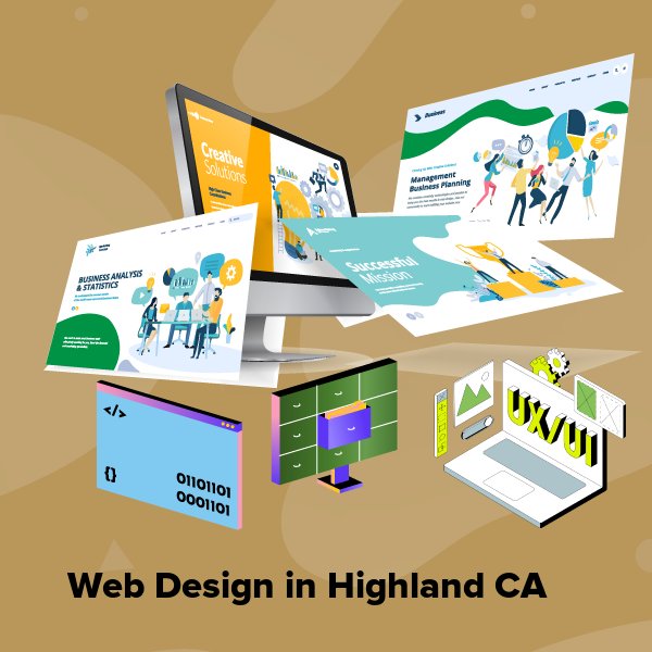 Web design in highland ca