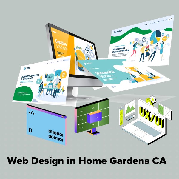 Web design in home gardens ca