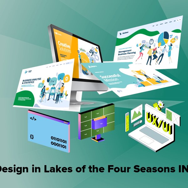 Web design in lakes of the four seasons in