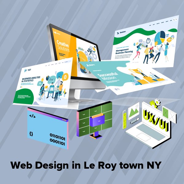 Web design in le roy town ny