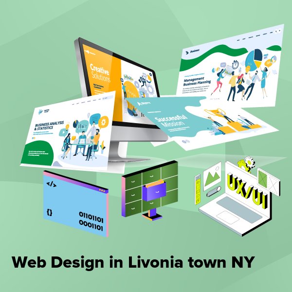 Web design in livonia town ny