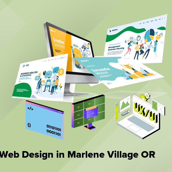 Web design in marlene village or