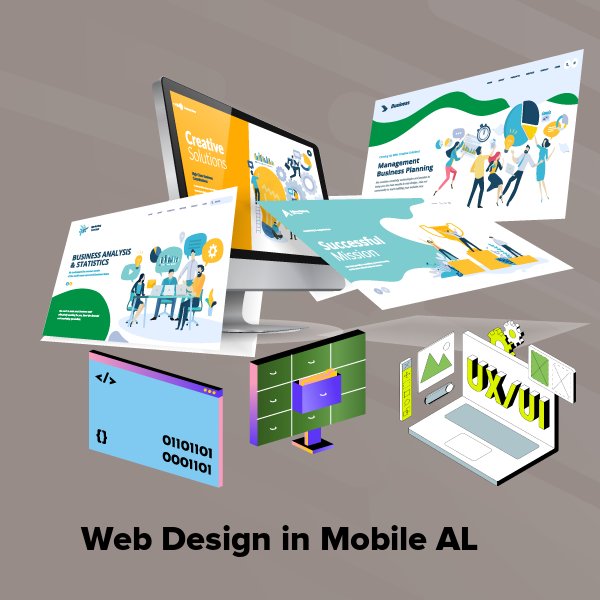 Web design in mobile al