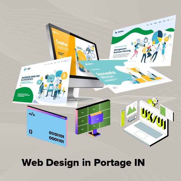 Web design in portage in