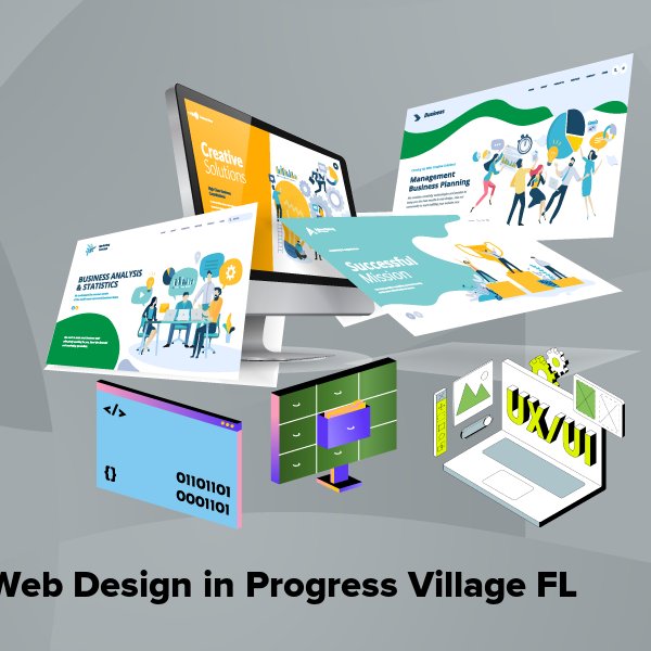 Web design in progress village fl