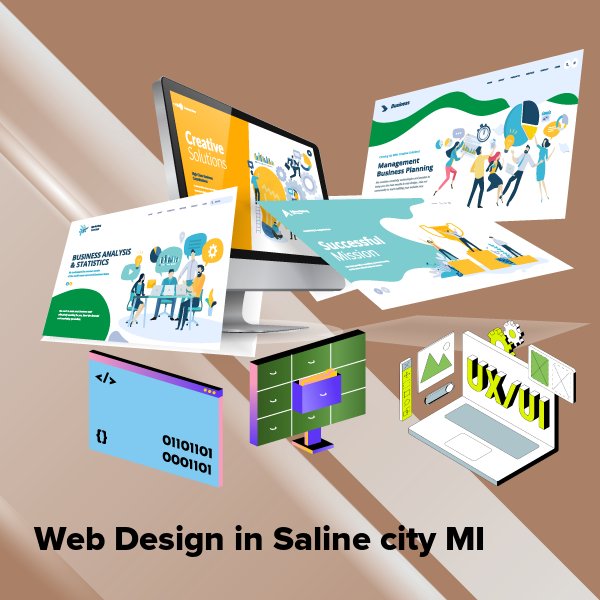 Web design in saline city mi