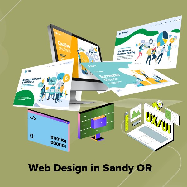 Web design in sandy or