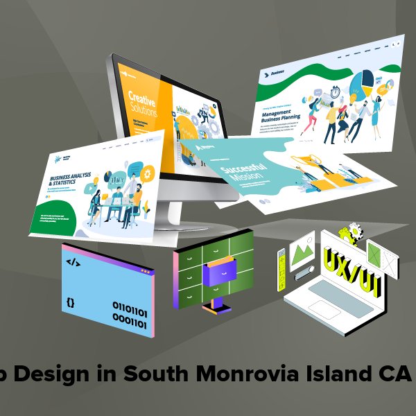 Web design in south monrovia island ca