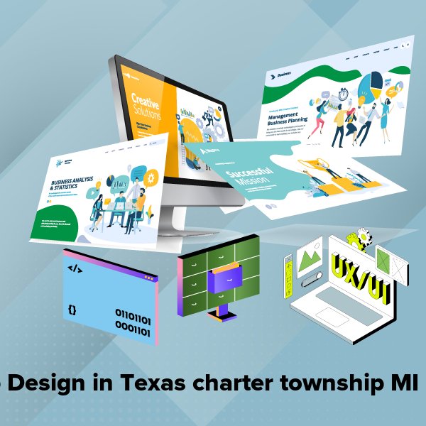 Web design in texas charter township mi