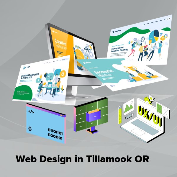 Web design in tillamook or